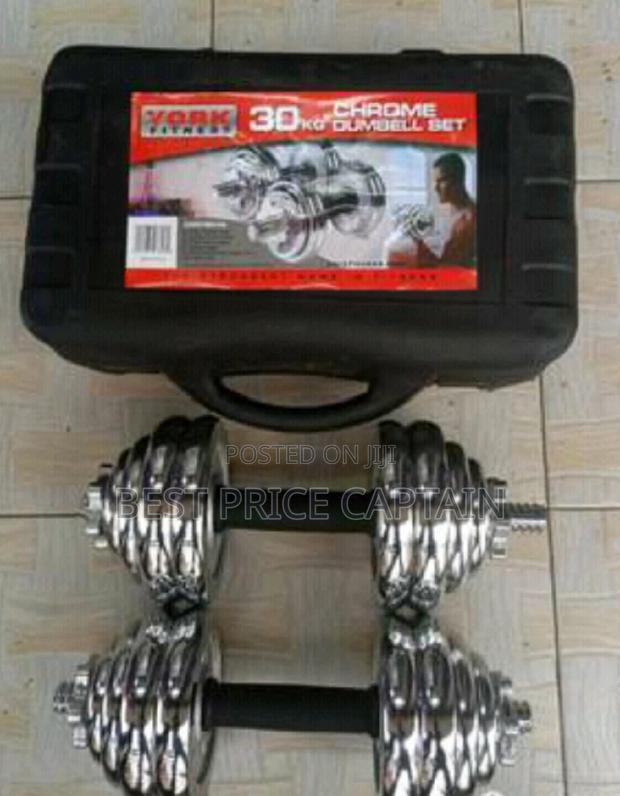 30kg Chrome Dumbells - main view