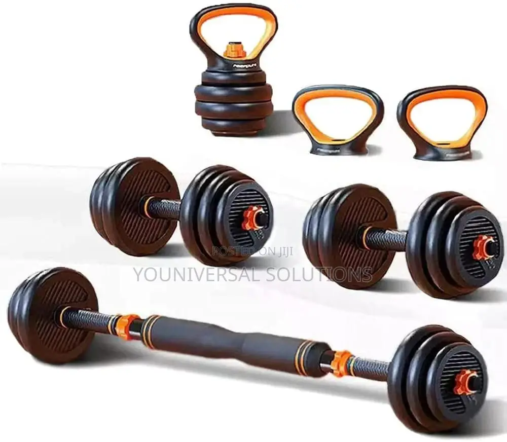 50kg 6in1 Dumbells With Kettle Bells