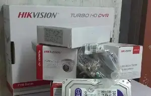3 Hikvision Security Cctv Cameras Complete Kit Night Vision