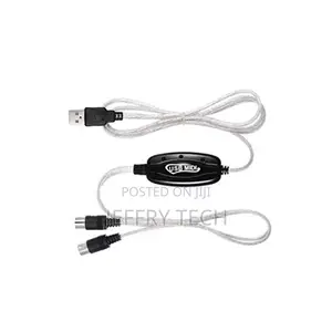 USB Midi Cable - White/Black