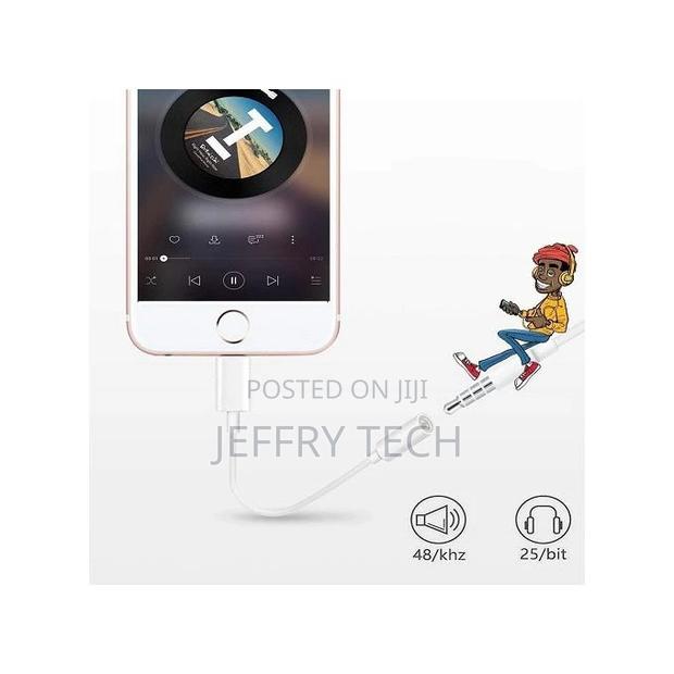 Audio Adapter Charging Earphone Cable for iPhone 13 12 X 7 8 - thumbnail 2