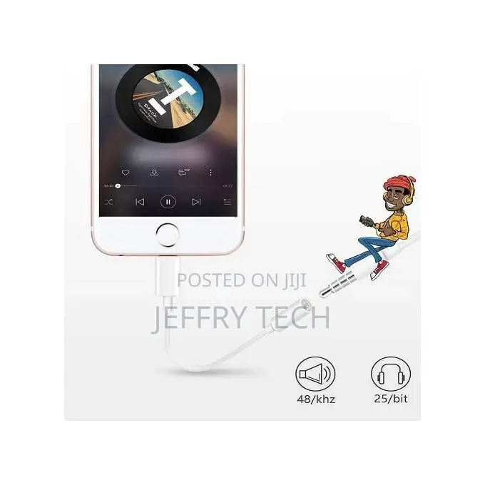 Audio Adapter Charging Earphone Cable for iPhone 13 12 X 7 8