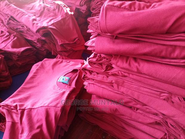 Cotton Maroon T-Shirts - main view