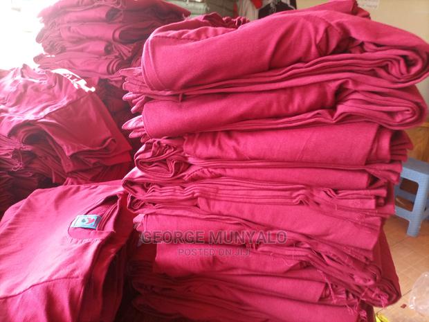 Cotton Maroon T-Shirts - thumbnail 5