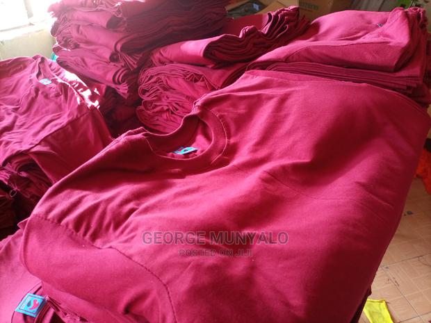 Cotton Maroon T-Shirts - thumbnail 4