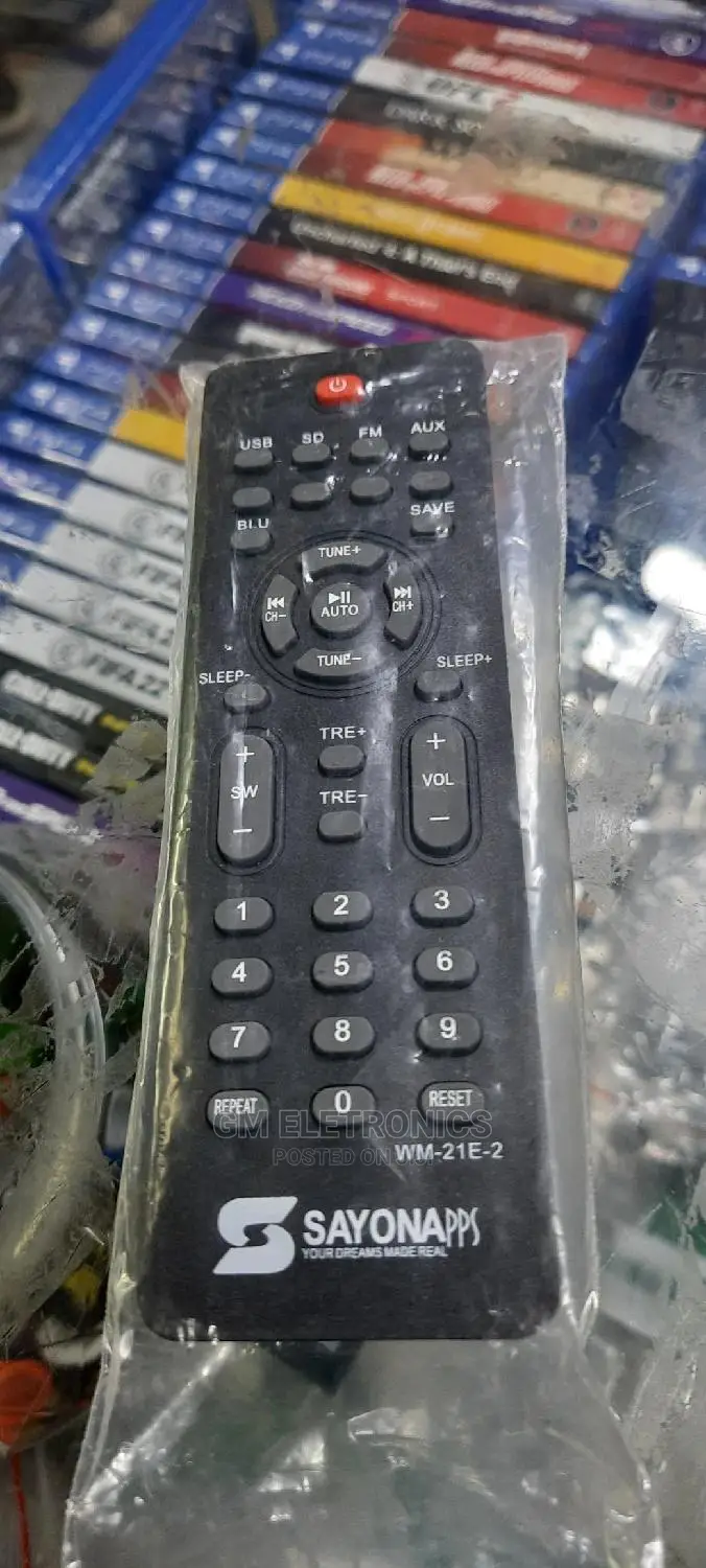 Sayona Music System Replacement Remote .