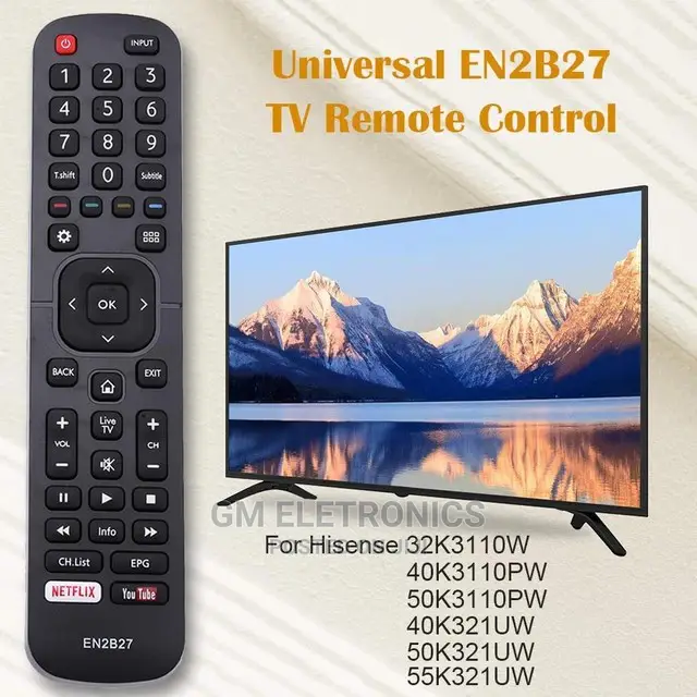 Hisense EN2B27 Universal TV Remote.