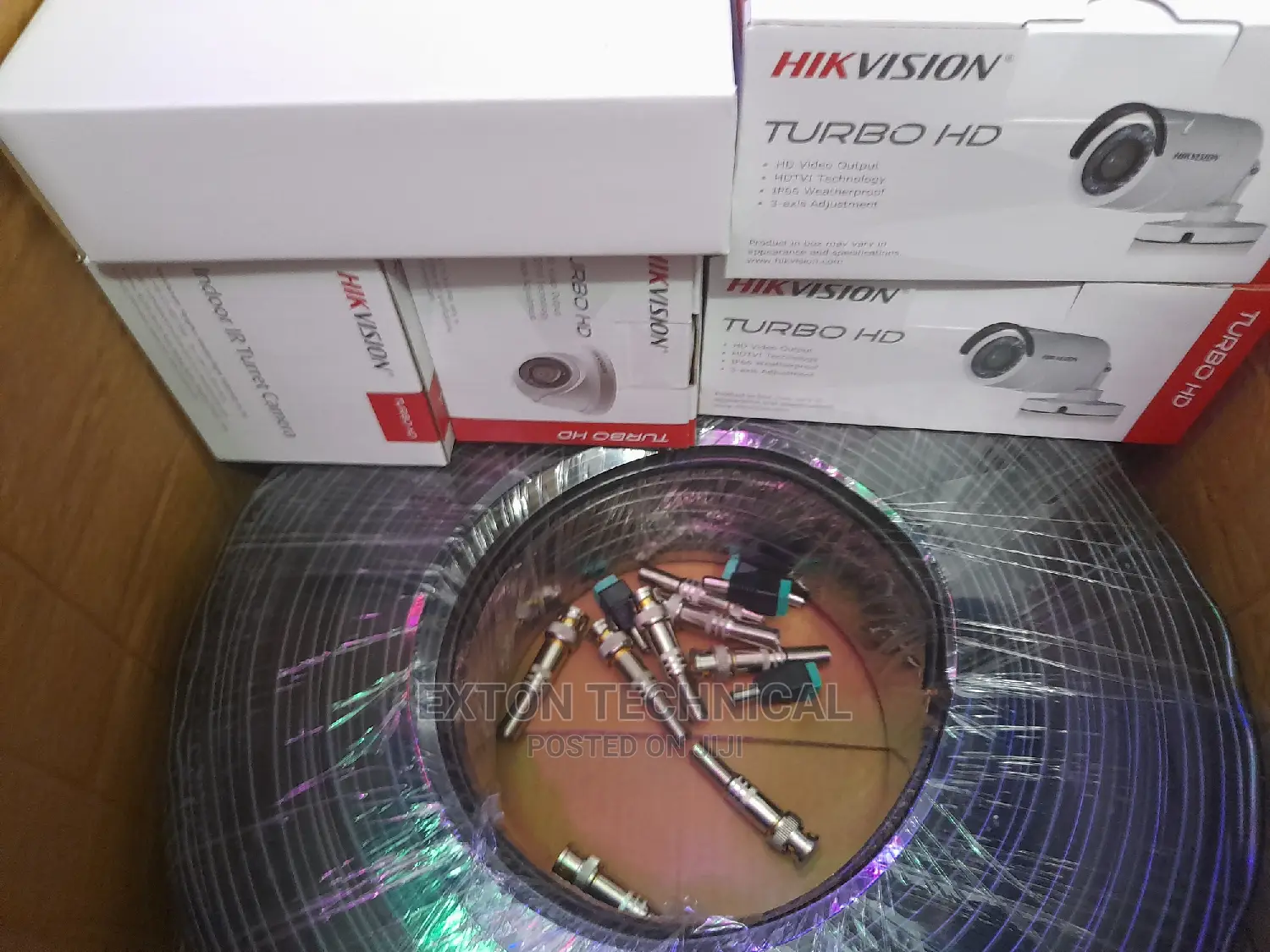Hikvision 4 HD 720p CCTV Cameras Full Kit