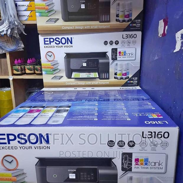 EPSON L 3160 Printer,.Ecotank and Screen - main view