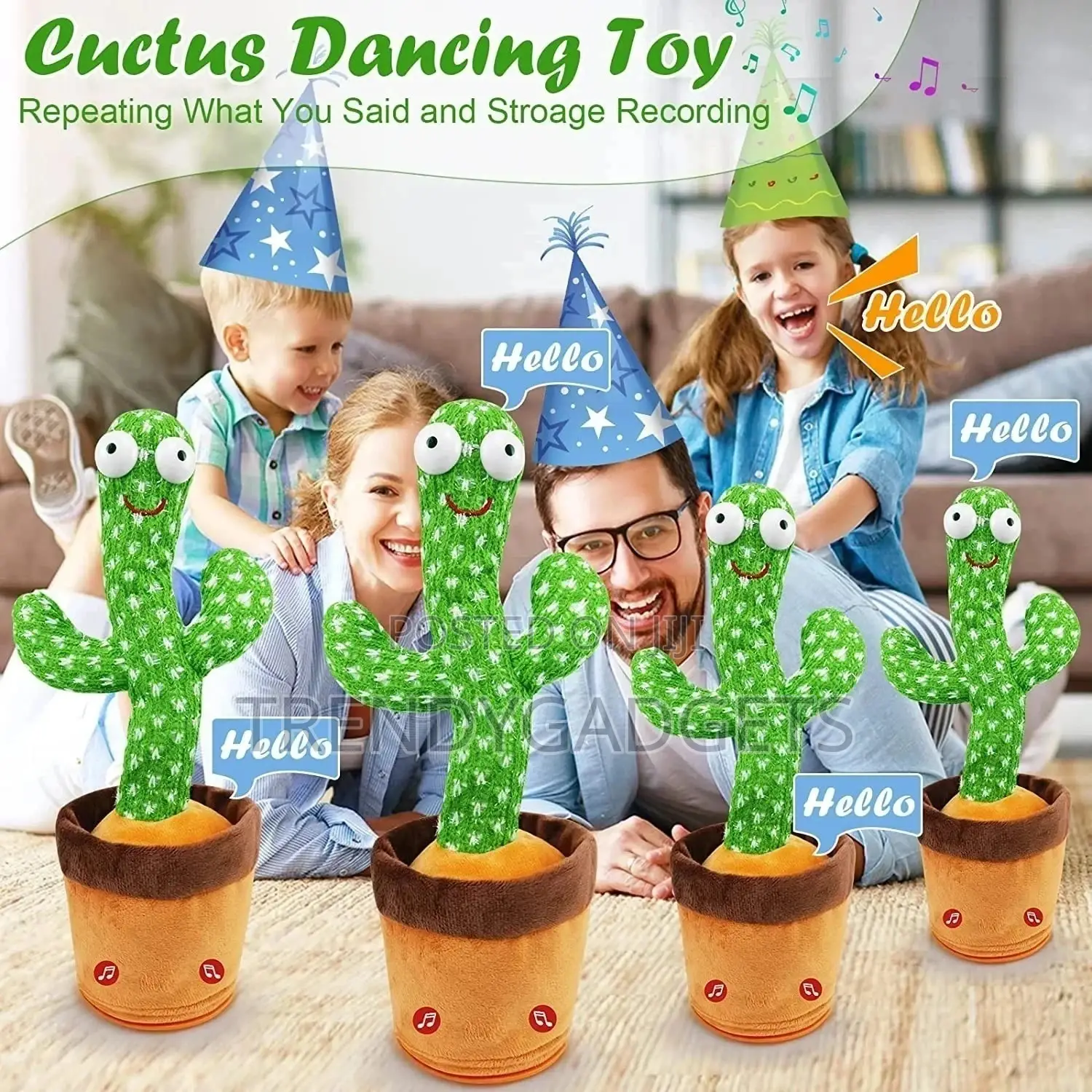 Cactus Plush Toy Great for Kids