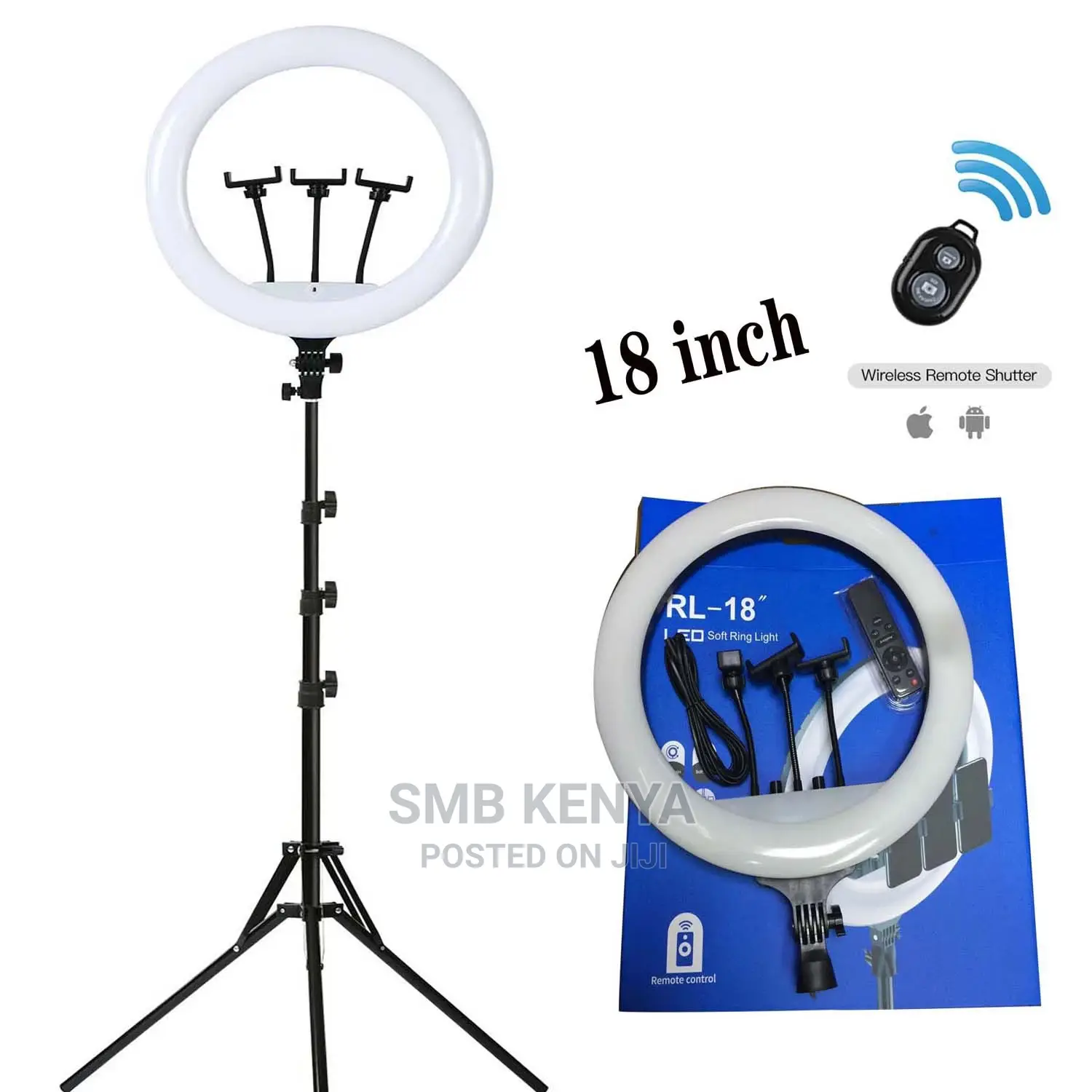 18 Inch Ring Light With 2 Meter Tripod Stand