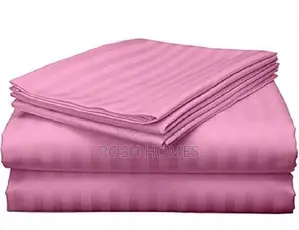 Quality Cotton Satin Stripped Bed Sheets