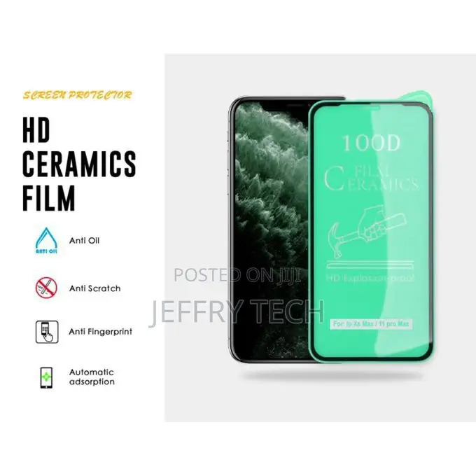 iPhone 11 Pro Max Anti Broken Ceramic Glass HD Screen Protec