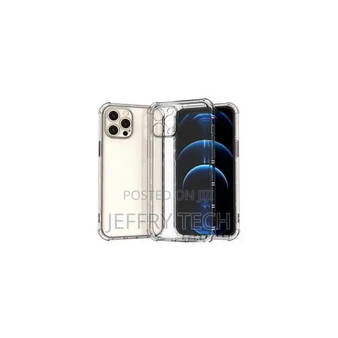 Transparent Back Case for iPhone 12 Promax+Free Privacy Scre