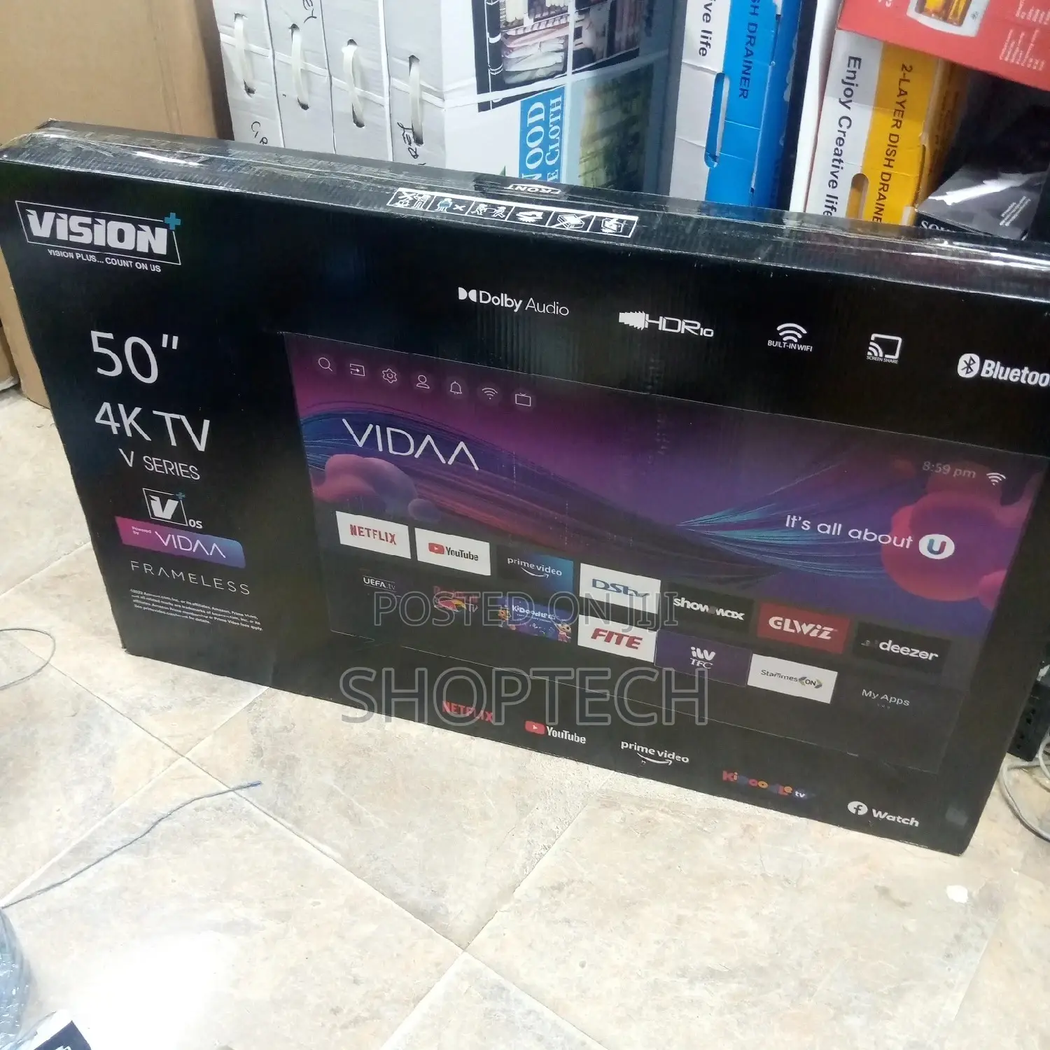 VISION 50 Inches Smart Android TV With Bluetooth