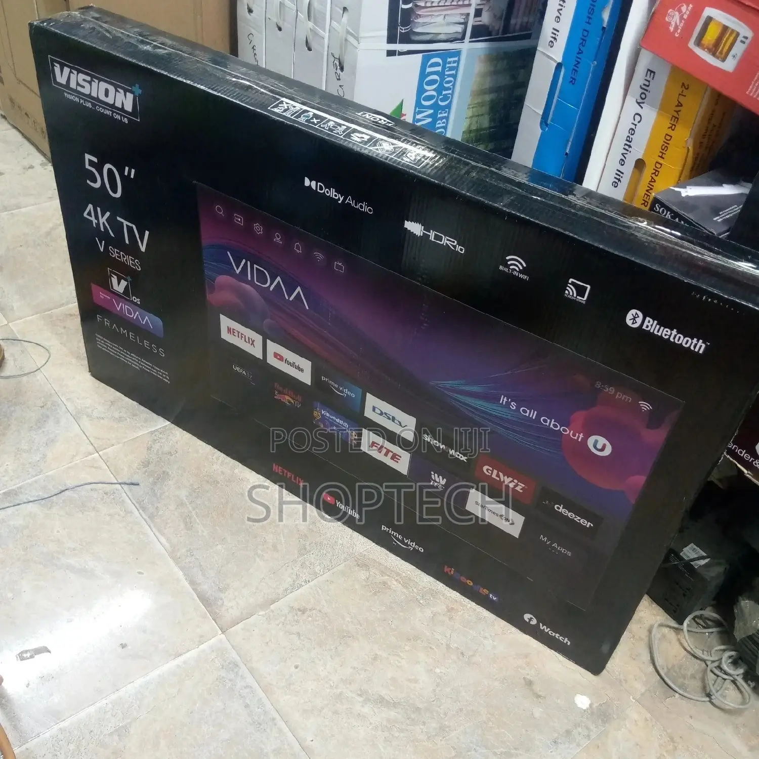 VISION 50 Inches Smart Android TV With Bluetooth
