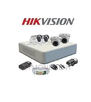 1080P Hikvision 4 CCTV Surveillance CCTV Cameras Complete