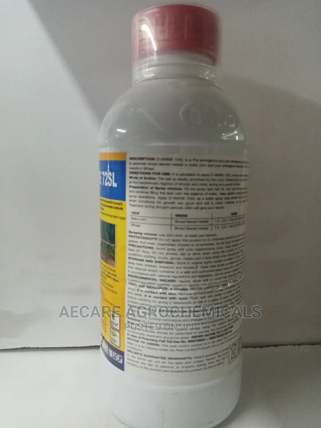 D- Amine 72sl Selective Herbicide 1 Litre