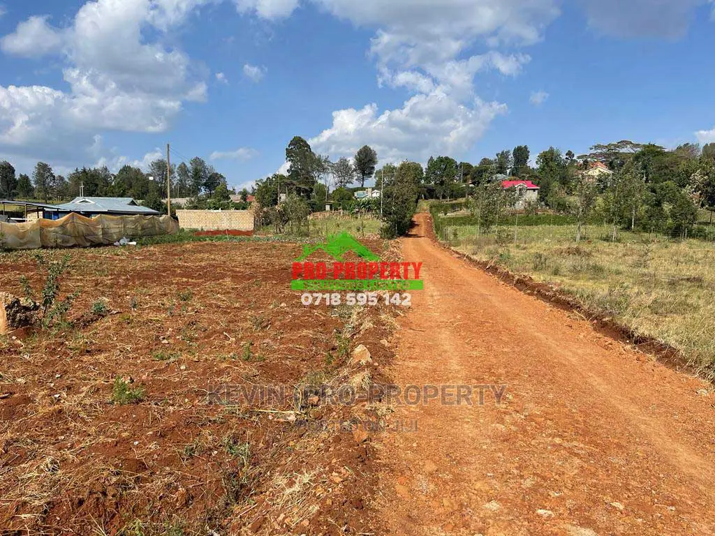 Prime Plot for Sale Touching Tarmac in Kikuyu, Ondiri.