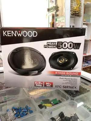 Black Kenwood Speakers