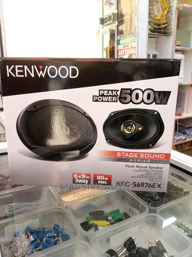 Black Kenwood Speakers - main view