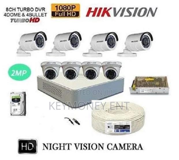 Hikvision 8 CCTV Camera Kit Full1080p(With Night Vision+200m - main view