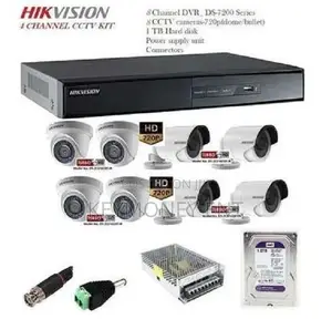 Hikvision 8-Camera Pack CCTV KIT, 1TB Harddisk