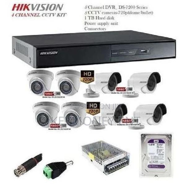 Hikvision 8-Camera Pack CCTV KIT, 1TB Harddisk