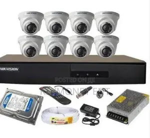 Quality Camera 8 Eight Channel HD CCTV Kit 1080p With 200m