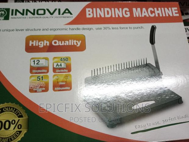 Innovative and Innovia Binding Machine. - main view