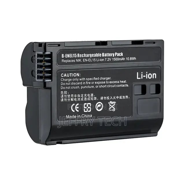 Rechargeable Li-Ion Battery EN-EL15 for Nikon Camera Accesso