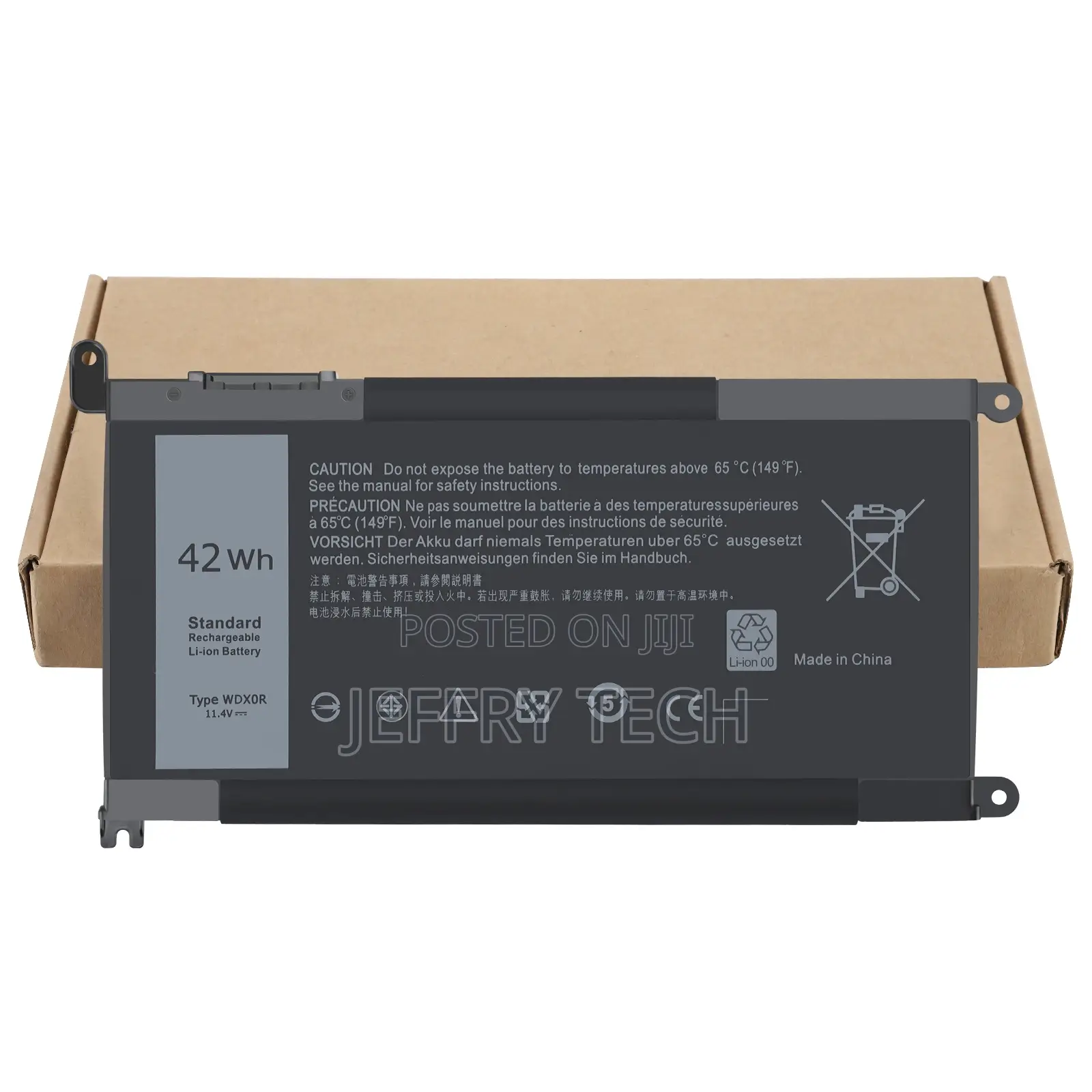 Laptop Battery WDXOR Battery for Hp T2JX4 3CRH3 FC92N 0FC92