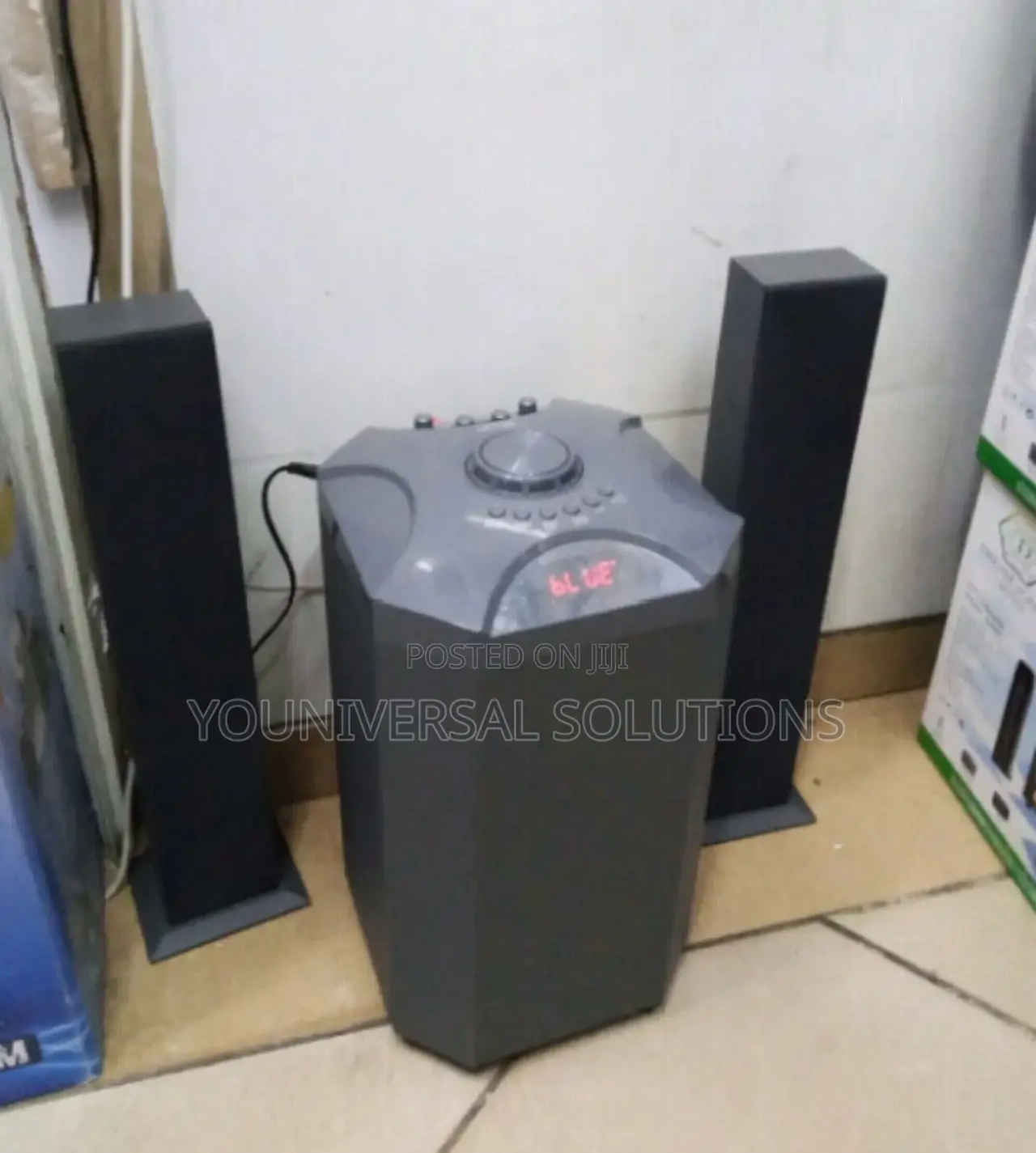 2.1 JTC 801 Pro Multimedia Speakers Mtungi Woofers.