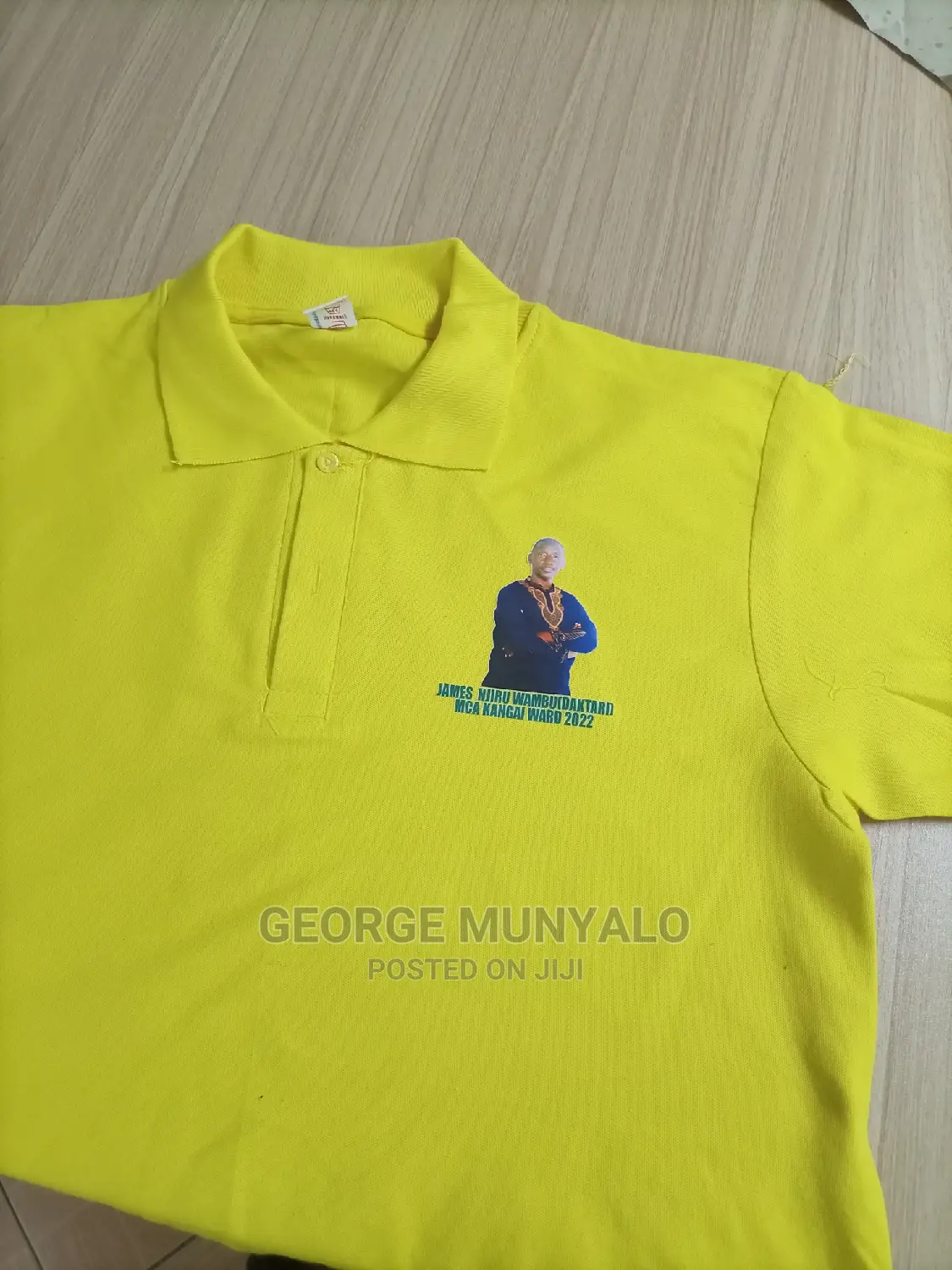 Quality Yellow Campaign Polo Shirts