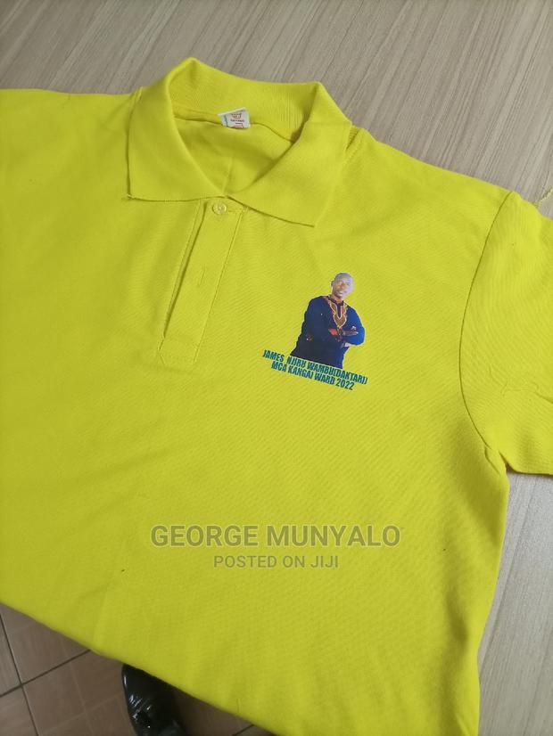 Quality Yellow Campaign Polo Shirts - thumbnail 5