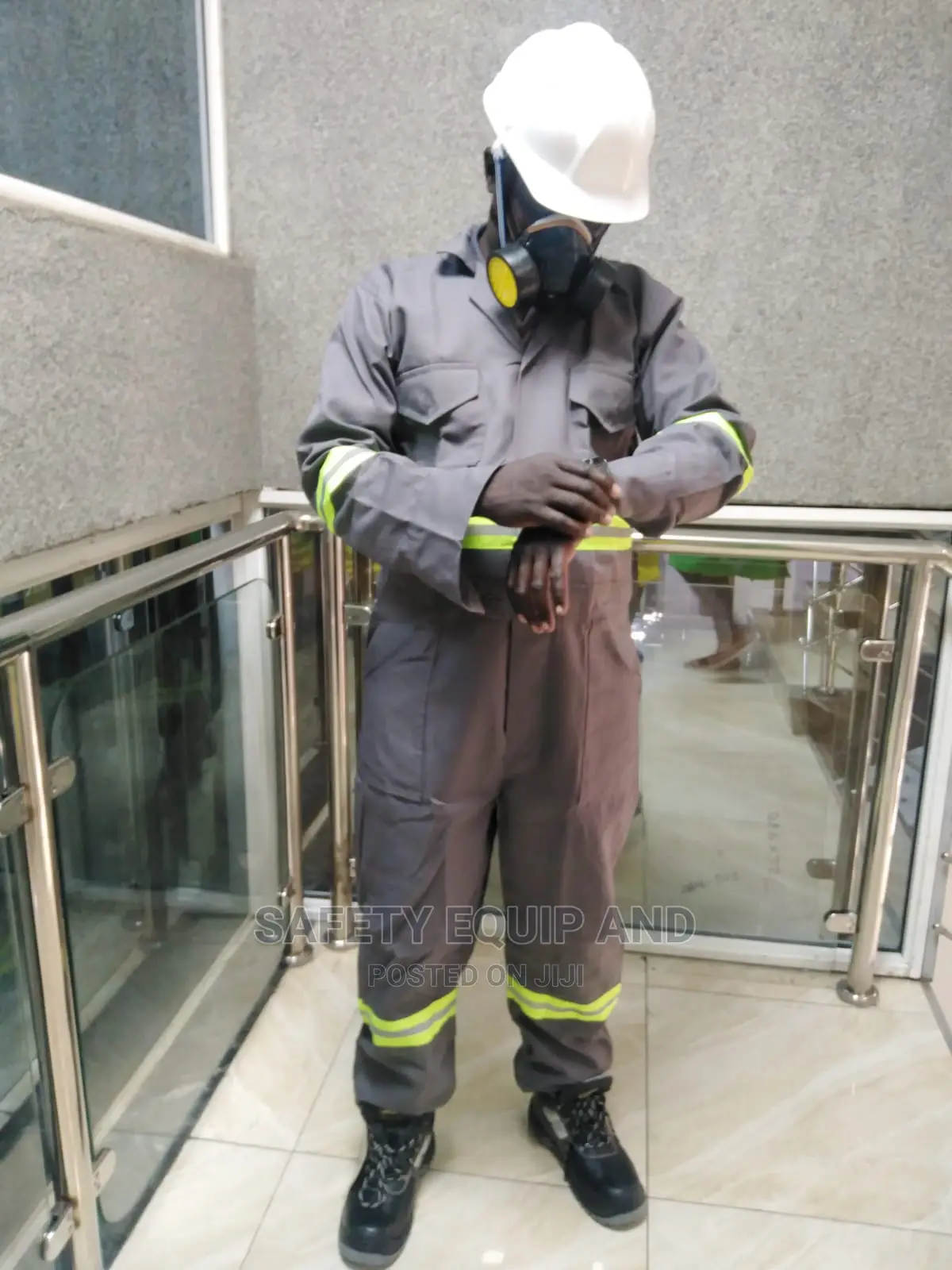 Safety Hub Grey Reflective Overalls