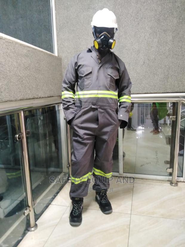 High Quality Grey Reflective Overalls - thumbnail 3