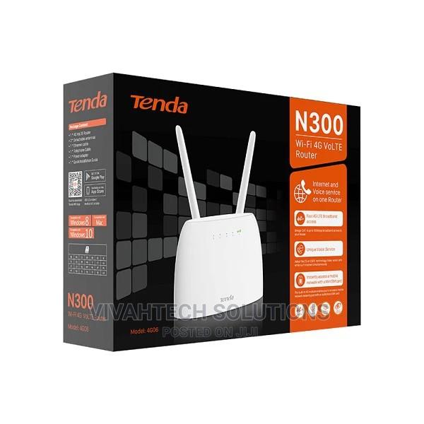Tenda Simcard Router 4G06 3G4G N300 Wi-Fi 4G Volte Router