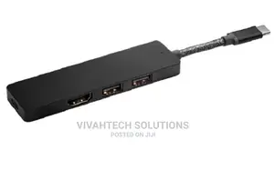 HP Elite USB-C Hub - Type C to HDMI, USB and PD - 4WX89AA