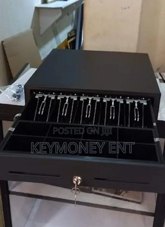 Metallic 5tray Automatic Cash Box Epos Model 410