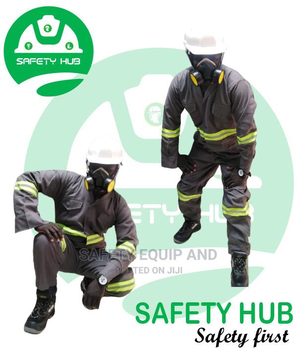 Grey Reflective Overalls Available - main view