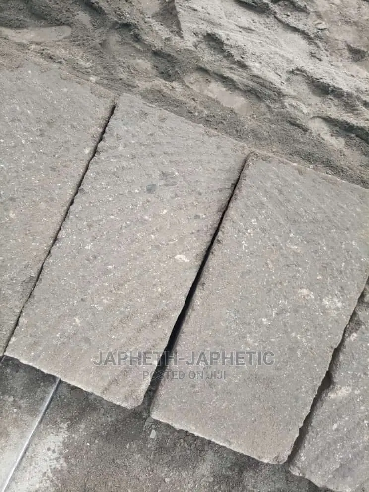 Khaki Machine Cut Stones,