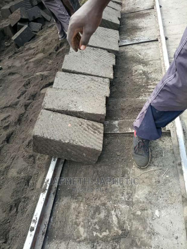 Khaki Machine Cut Stones, - main view