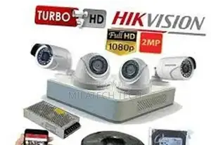 4 Four 2MP 1080p Hikvision CCTV