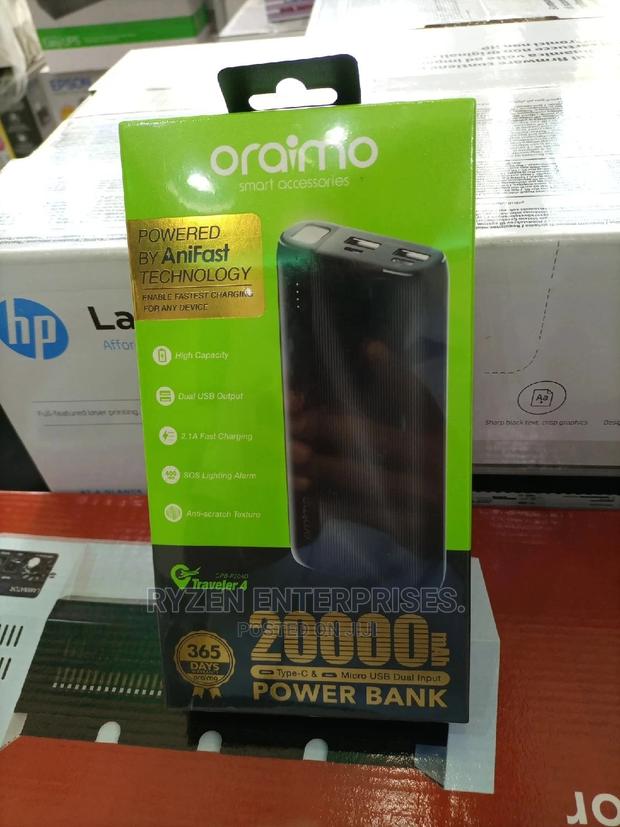 Oraimo 20000mah Power Bank - main view