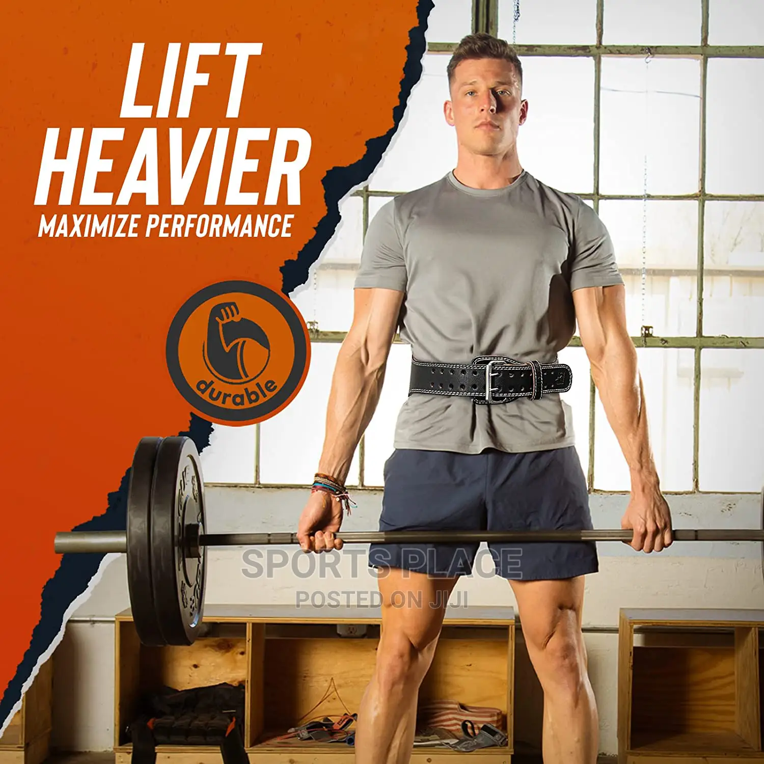 Premium Weightlifting Belt for Men Women