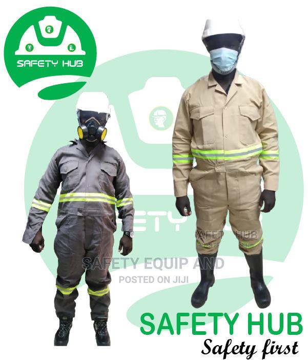 Reflective Grey/And Reflective Brown Overalls - main view