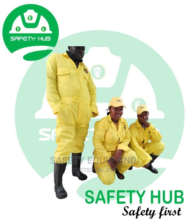 Yellow Overalls and Cap - main view