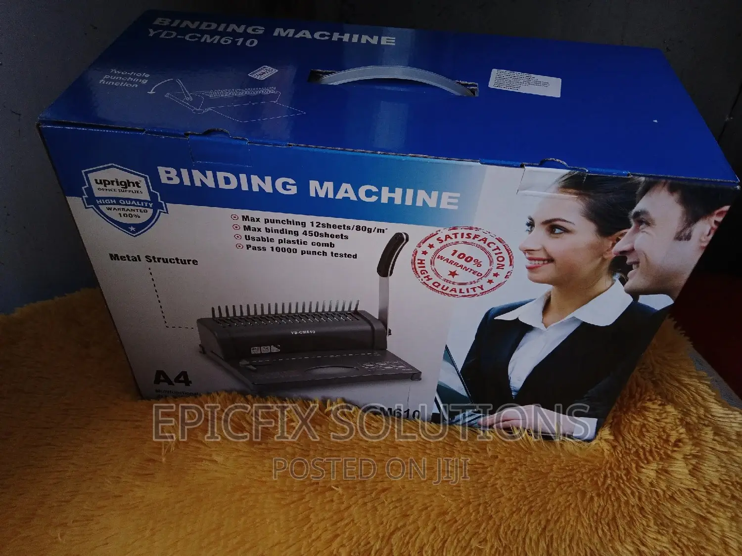 Upright Binding Machine.