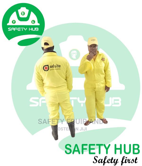 Poly Cotton Overalls/Yellow